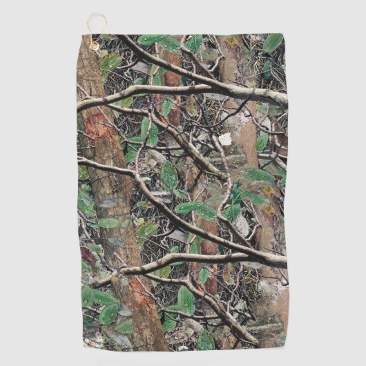 Serviette De Golf Motif de camouflage de chasse 4 (Devant)