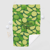 Serviette De Golf Motif de chaux (En situation)