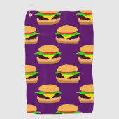 Serviette De Golf Motif de cheeseburger (Devant)