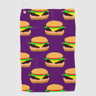 Serviette De Golf Motif de cheeseburger