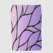 Serviette De Golf Motif de congé créatif Pearlescent violet (Devant)