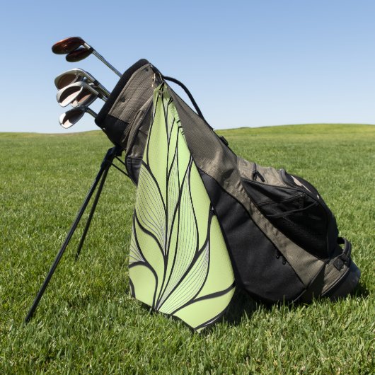 Serviette De Golf Motif de congé créatif vert olive (Vert)