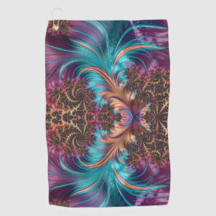 Serviette De Golf Motif de fractale tourbillonnant