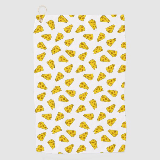 Serviette De Golf Motif de fromage mou (Devant)