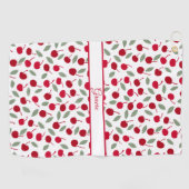 Serviette De Golf Motif de fruits de cerise de Preppy (Horizontal)