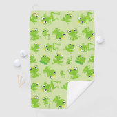 Serviette De Golf Motif de grenouille, Grenouilles mignonnes, Grenou (En situation)