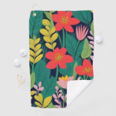 Serviette De Golf Motif de jungle (En situation)