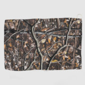 Serviette De Golf Motif de la chasse au camouflage 6 (Horizontal)