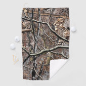 Serviette De Golf Motif de la chasse au camouflage 8 (En situation)