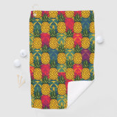 Serviette De Golf Motif de l'ananas (En situation)