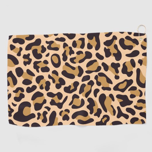 Serviette De Golf Motif de Leopard (Horizontal)