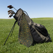 Serviette De Golf Motif de léopard guépard jaune vert jungle (Vert)