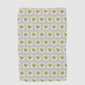 Serviette De Golf Motif de logo d'entreprise (Devant)