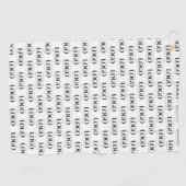 Serviette De Golf Motif de logo Entreprise Rectangle personnalisé (Horizontal)