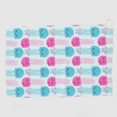 Serviette De Golf Motif de méduses, Mignonne méduse, Sea Animaux (Horizontal)