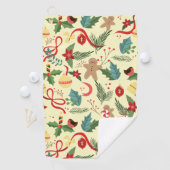 Serviette De Golf Motif de Noël (En situation)