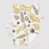 Serviette De Golf Motif de Noël, Pine Snow 5 (En situation)
