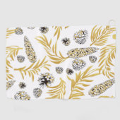 Serviette De Golf Motif de Noël, Pine Snow 5 (Horizontal)