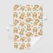 Serviette De Golf Motif De Parfums, Mignons Parfums, Coeurs (En situation)