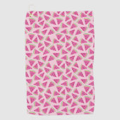Serviette De Golf Motif de pastèque de fruits tropicaux d'été (Devant)