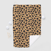 Serviette De Golf Motif de peau de girafe sans couture (En situation)