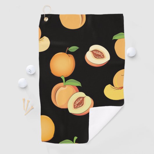 Serviette De Golf Motif de pêche 5 (En situation)