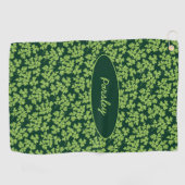 Serviette De Golf Motif de persil (Horizontal)