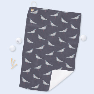 Serviette De Golf Motif de pigeon