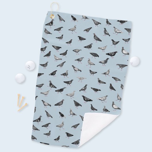 Serviette De Golf Motif de pigeon