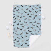 Serviette De Golf Motif de pigeon (En situation)