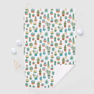Serviette De Golf Motif de Succulents