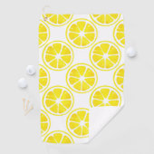 Serviette De Golf Motif de tranche de citron aquarelle (En situation)