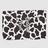 Serviette De Golf Motif de vache (Horizontal)