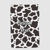 Serviette De Golf Motif de vache (Devant)