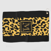 Serviette De Golf Motif d'empreinte de léopard (Horizontal)
