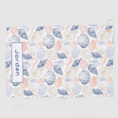 Serviette De Golf Motif des coques (Horizontal)