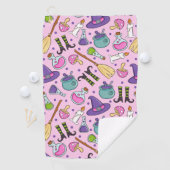 Serviette De Golf Motif d'Halloween (En situation)