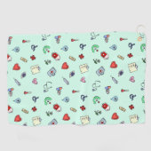 Serviette De Golf Motif d'icône Médicale (Horizontal)