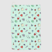 Serviette De Golf Motif d'icône Médicale (Devant)
