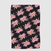 Serviette De Golf Motif Dramatique Fleur De Faisée (Devant)