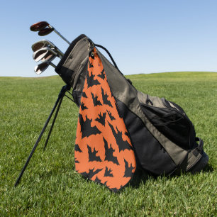 Serviette De Golf Motif effrayant et cool de chauves-souris noires H
