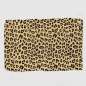 Serviette De Golf Motif Empreinte de léopard (Horizontal)