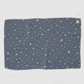 Serviette De Golf Motif Étoile Douce Esthétique (Horizontal)