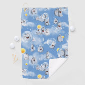 Serviette De Golf Motif fantôme (En situation)