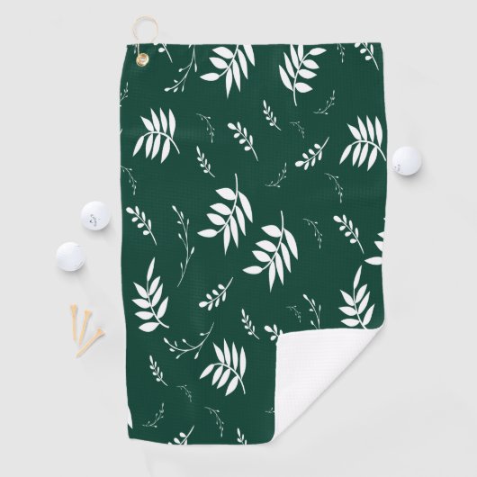 Serviette De Golf motif feuille (En situation)