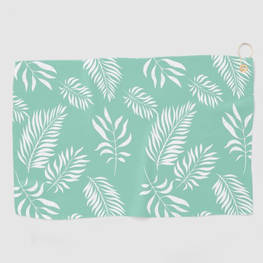 Serviette De Golf Motif feuille 14 (Horizontal)