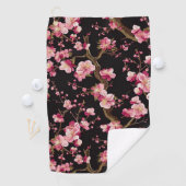 Serviette De Golf Motif Fleur de Cerisier Sakura (En situation)