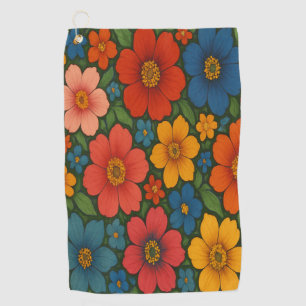 Serviette De Golf Motif Fleur sauvage transparent