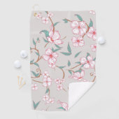 Serviette De Golf Motif Fleurs déplaisantes (En situation)