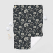 Serviette De Golf Motif Fleurs Gothiques (En situation)